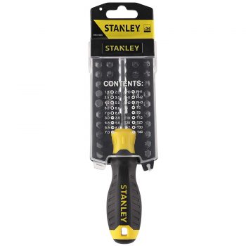 destornillador stanley con todo tipo de puntas para todo tipo de tornillos