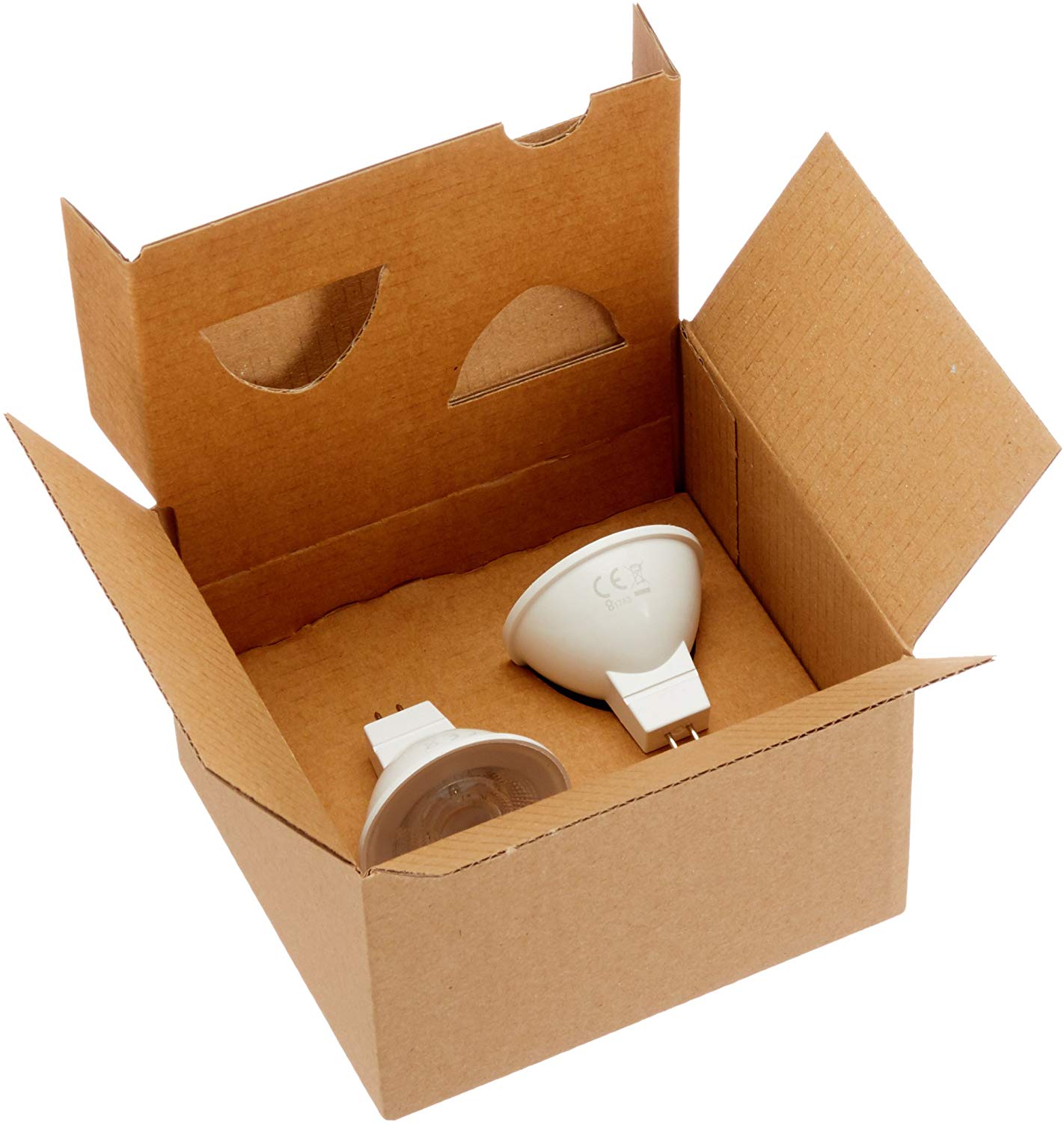 Bombilla LED GU5.3 MR16, 4.5W 36grados (equivalente a 35W), Blanco Cálido- 2 unidades5 Bombilla LED GU5.3 MR16, 4.5W 36grados (equivalente a 35W), Blanco Cálido- 2 unidades