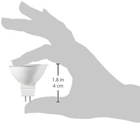 Bombilla LED GU5.3 MR16, 4.5W 36grados (equivalente a 35W), Blanco Cálido- 2 unidades8 Bombilla LED GU5.3 MR16, 4.5W 36grados (equivalente a 35W), Blanco Cálido- 2 unidades