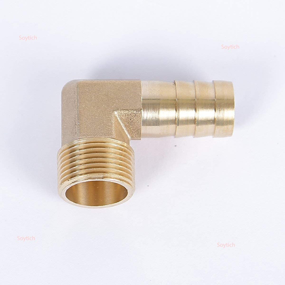 Codo 90 grados rosca 3-4 conexión manguera 19mm2 Codo 90 grados rosca 3/4 conexión manguera 19mm