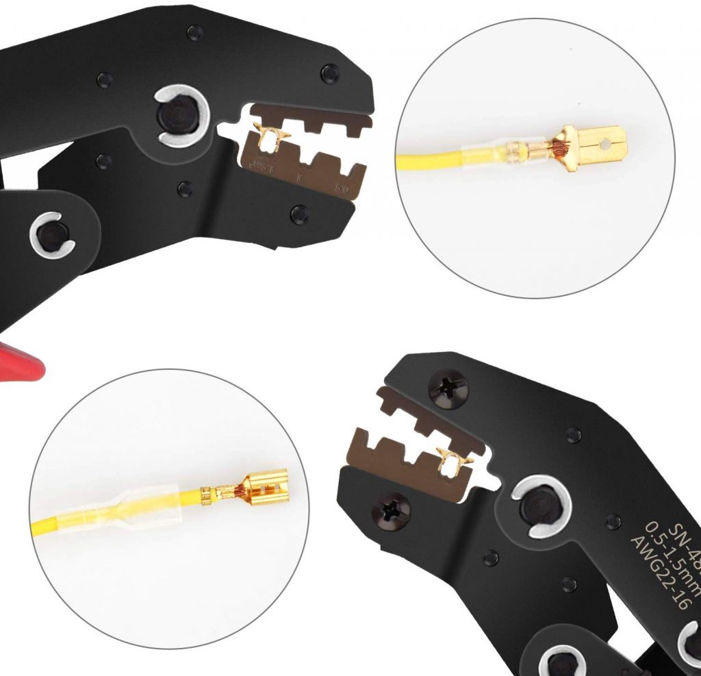 Alicates Engarce 0.25-10mm² Kit De Crimpadora De Terminales Profesional Con 1200 Piezas - Alicates Para Cable De 0.25 A 10 Mm² Preciva Crimpadora 1200 Piezas