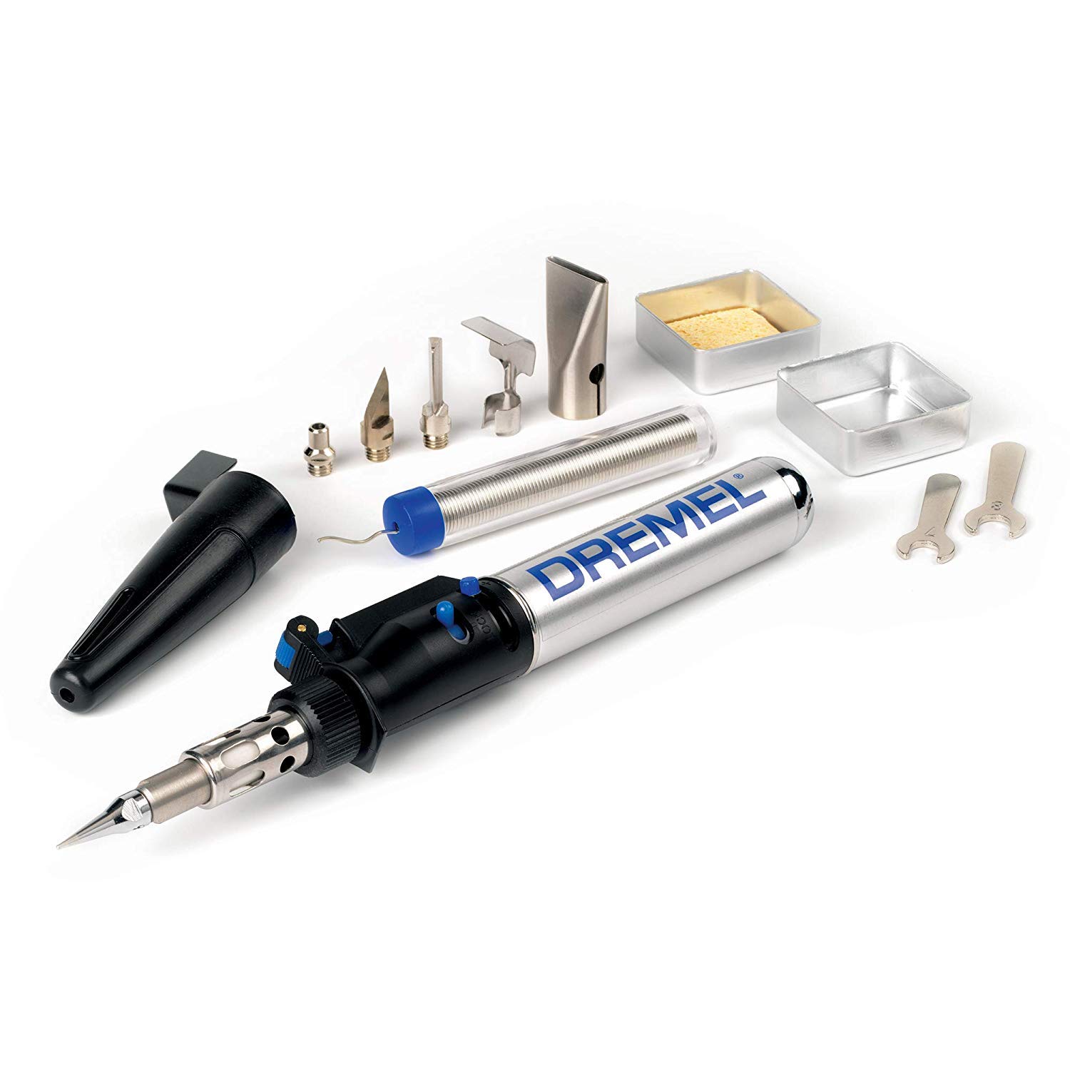 Dremel Versatip 2000 - Pirograbador a gas butano con 6 puntas para soldadura, pirografo, fusión, corte en caliente, compresión (duración de encendido máximo 90 min)1 Dremel Versatip 2000 - Pirograbador a gas butano con 6 puntas para soldadura, pirografo, fusión, corte en caliente, compresión (duración de encendido máximo 90 min)