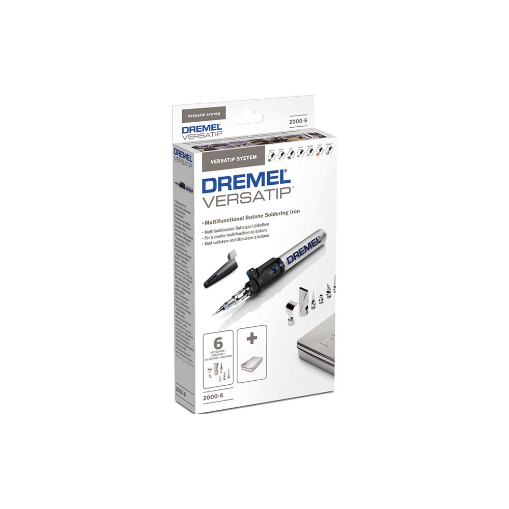 Dremel Versatip 2000 - Pirograbador a gas butano con 6 puntas para soldadura, pirografo, fusión, corte en caliente, compresión (duración de encendido máximo 90 min)3 Dremel Versatip 2000 - Pirograbador a gas butano con 6 puntas para soldadura, pirografo, fusión, corte en caliente, compresión (duración de encendido máximo 90 min)