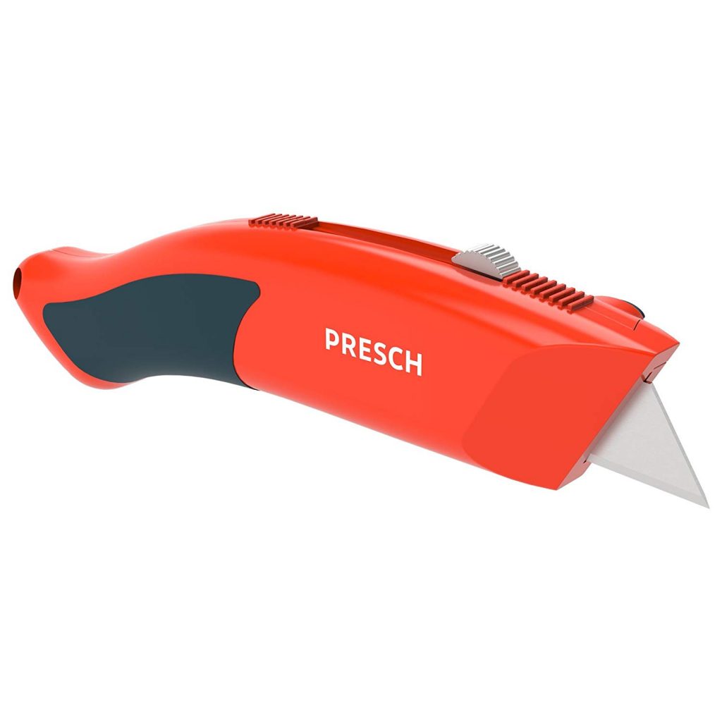 Presch cúter alfombras metal 18 mm afilado con 3 repuestos en