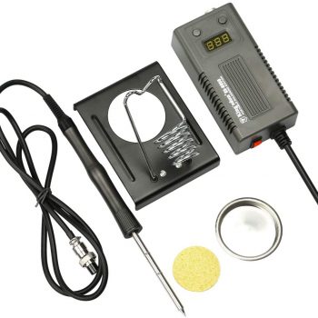 Soldadura ESD 50w con cabeza de soldador Digital Estación de Soldadura Profesional Soldador Hierro del ESD Alcanza Calentar Rápida