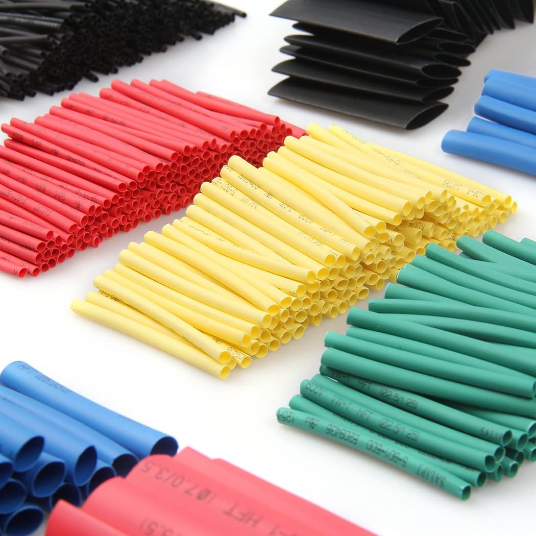 Tubo Termoretractil 750piezas, 5 colores, 12 tamaños3 Tubo Termoretractil 750piezas, 5 colores, 12 tamaños